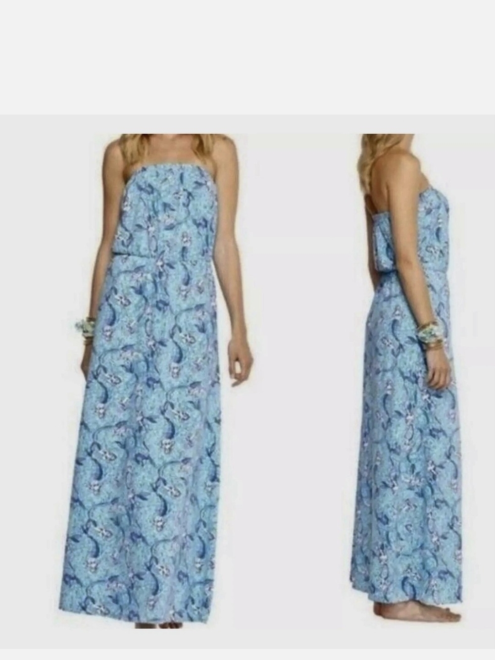 LILLY PULITZER Nice Tails Marlissa maxi dress Blue Mermaids